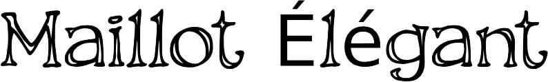 Maillot Élégant
