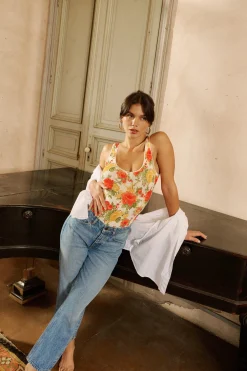 Ysé Body bretelles L'azur se dore^ Les Hauts|Les Bodys