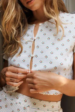 Ysé Crop top Allumette amoureuse^ Les Hauts|Les Pyjamas