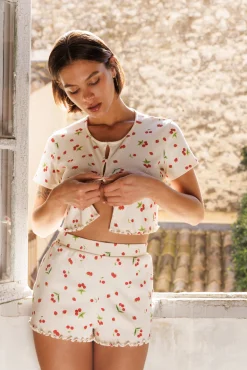 Ysé Crop top Allumette amoureuse^ Les Hauts|Les Pyjamas
