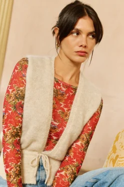 Ysé Gilet sans manches Au bord de l'océan^ Les Hauts|La Maille