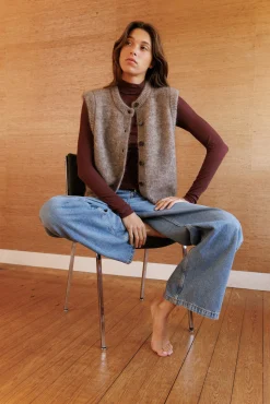 Ysé Gilet sans manches Dans la nuit calme^ Les Hauts|La Maille