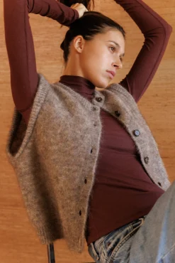 Ysé Gilet sans manches Dans la nuit calme^ Les Hauts|La Maille