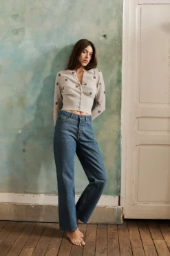 Ysé Gilet Voilà des fleurs^ Les Hauts|La Maille