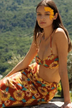 Ysé Jupe longue Fleur du soleil^ Le Beachwear