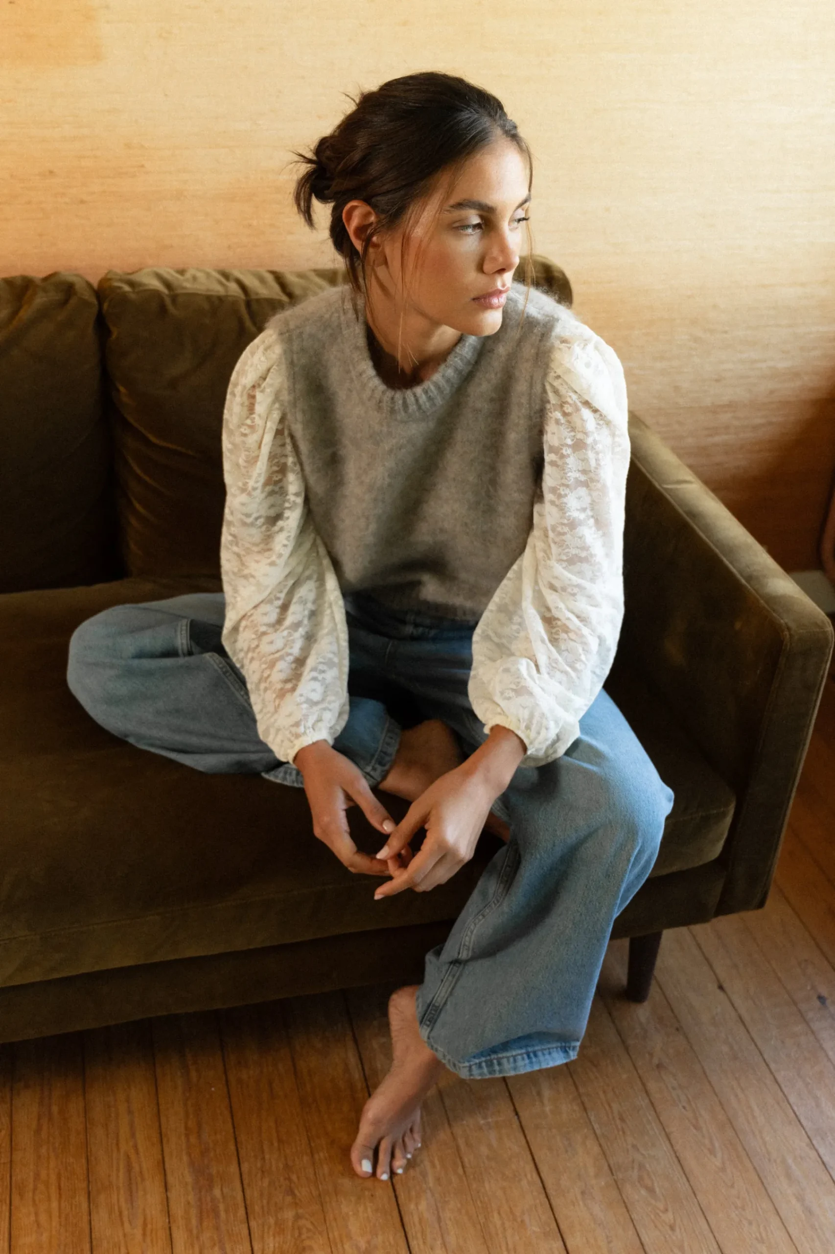 Ysé Pull sans manches Au coin du feu^ Les Hauts|La Maille