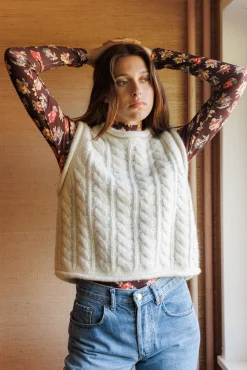 Ysé Pull sans manches Reflet d'or^ Les Hauts|La Maille