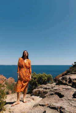 Ysé Robe longue Fleur du soleil^ Le Beachwear