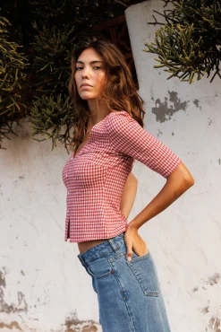 Ysé Top À l'ombre des oliviers^ Les Hauts|Le Beachwear