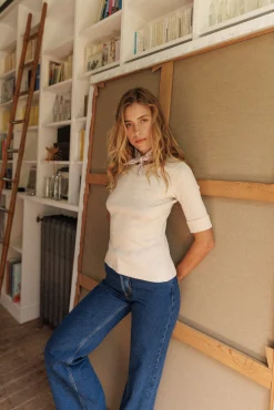 Ysé T-shirt Canopée dorée^ Les Hauts