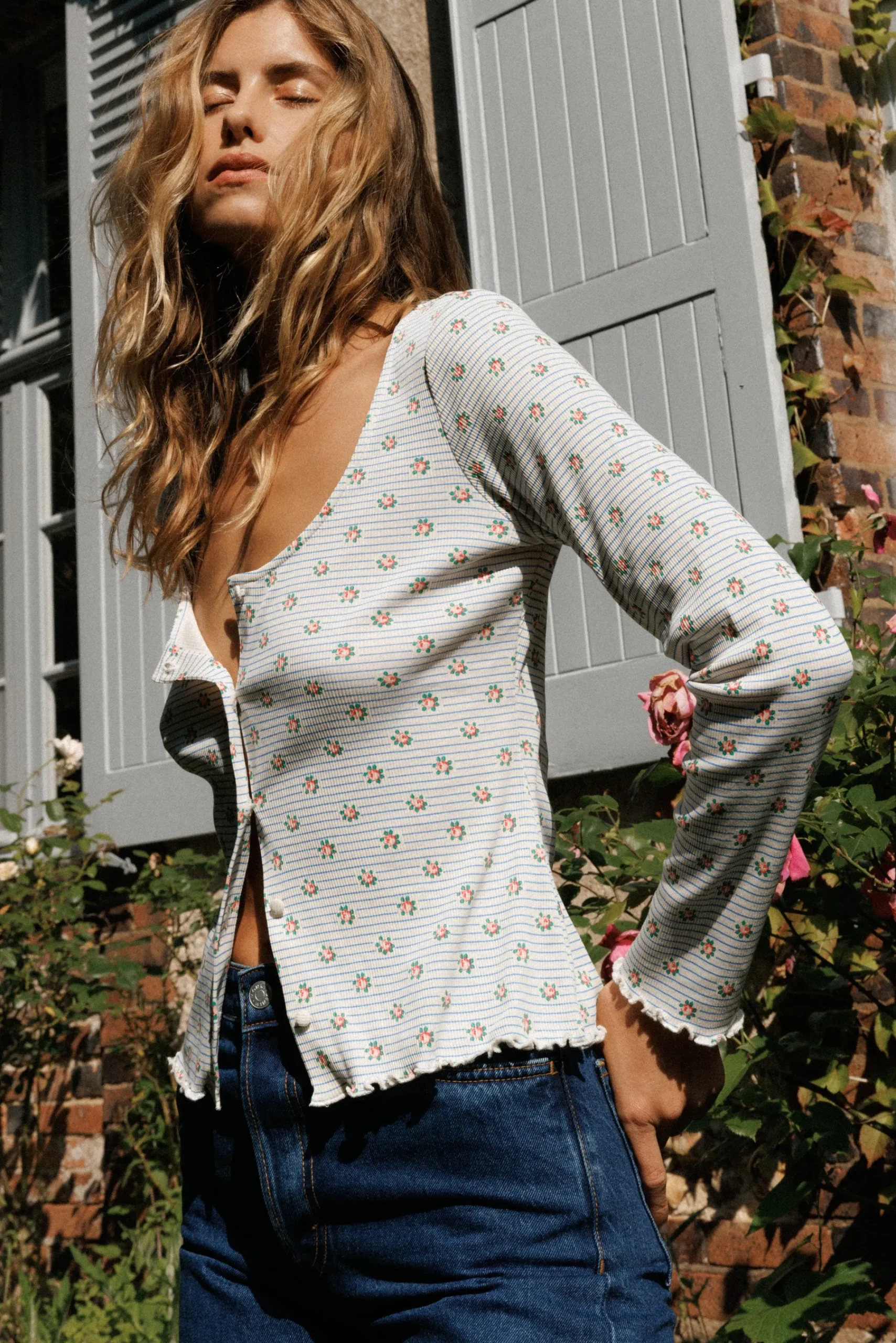 Ysé T-shirt manches longues Allumette amoureuse^ Les Hauts|Les Pyjamas