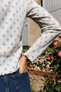 Ysé T-shirt manches longues Allumette amoureuse^ Les Hauts|Les Pyjamas